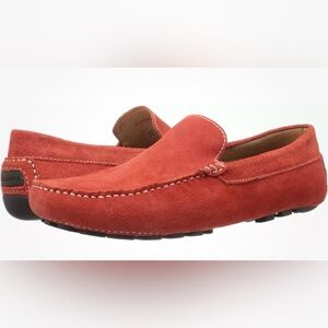 Zanzara Men's Picasso Driving Loafer, Orange Size 10